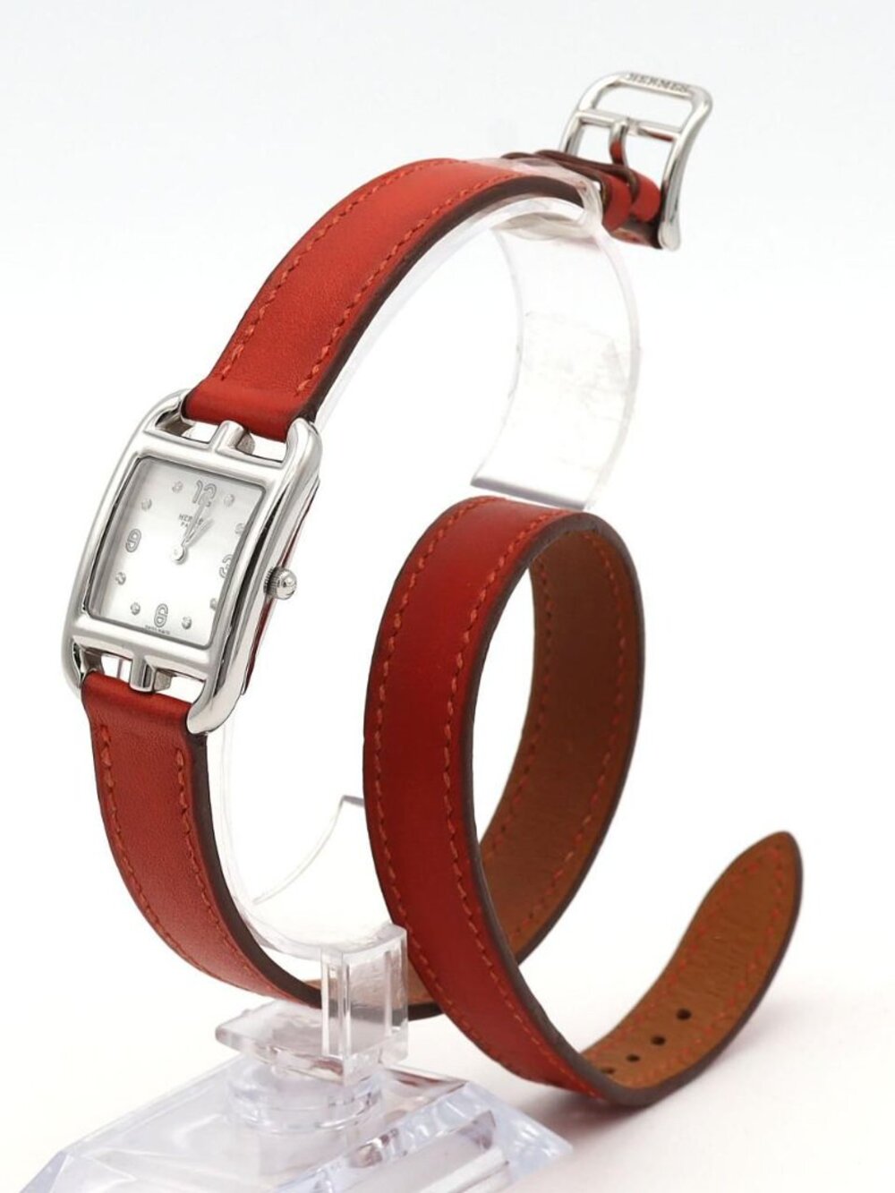 Hermes Cape Cod Double Tour SS Quartz Watch - Picture 2 of 8